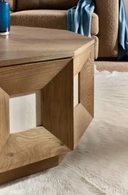 Hooker® Furniture Commerce and Market Haven Medium Natural Oak Cocktail Table-3