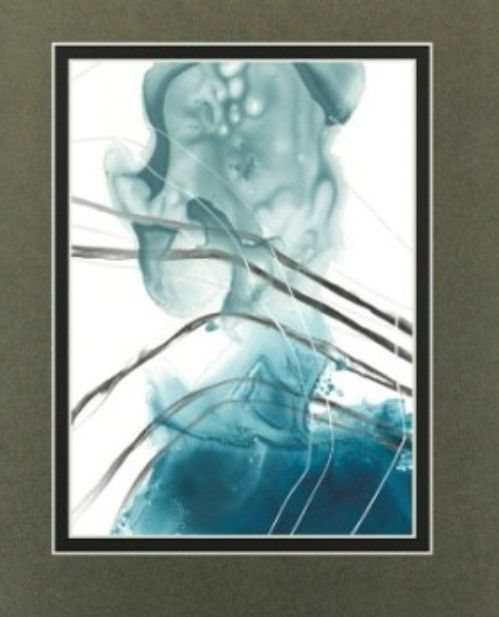 Classy Living June Erica Vess Bella Indigo I Wall Art-2
