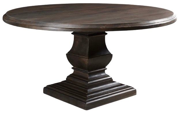 Home Trends & Design Nimes Vintage Brown Dining Table-0