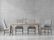 Parker House® Crossings 5-Piece Gray/Toasted Tumbleweed Dining Set-1