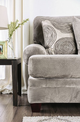 Furniture of America® Bonaventura Gray Sofa-2