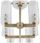 Uttermost® Mistie Antique Brass Linear Chandelier-5