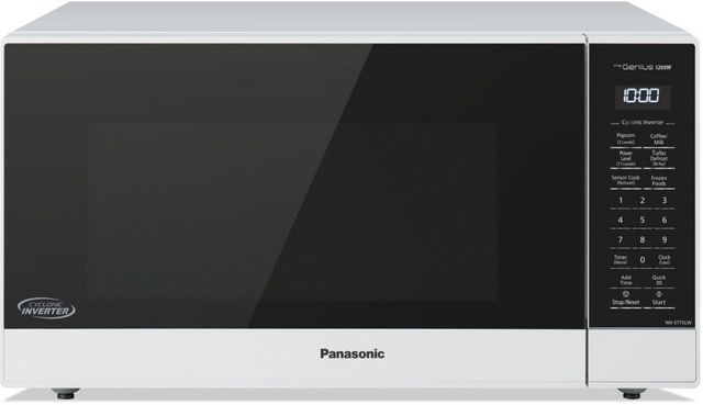 Panasonic® 1.6 Cu. Ft. White Countertop Microwave