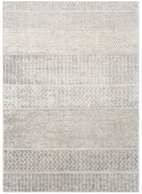 Surya Monaco Ivory/Silver Gray 4'x6' Area Rug-0