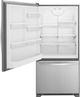 Whirlpool® 18.7 Cu. Ft. Monochromatic Stainless Steel Bottom Freezer Refrigerator-1