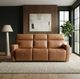 Liberty Furniture Chase Oslo Antelope Triple Power Zero Gravity Reclining Sofa-1