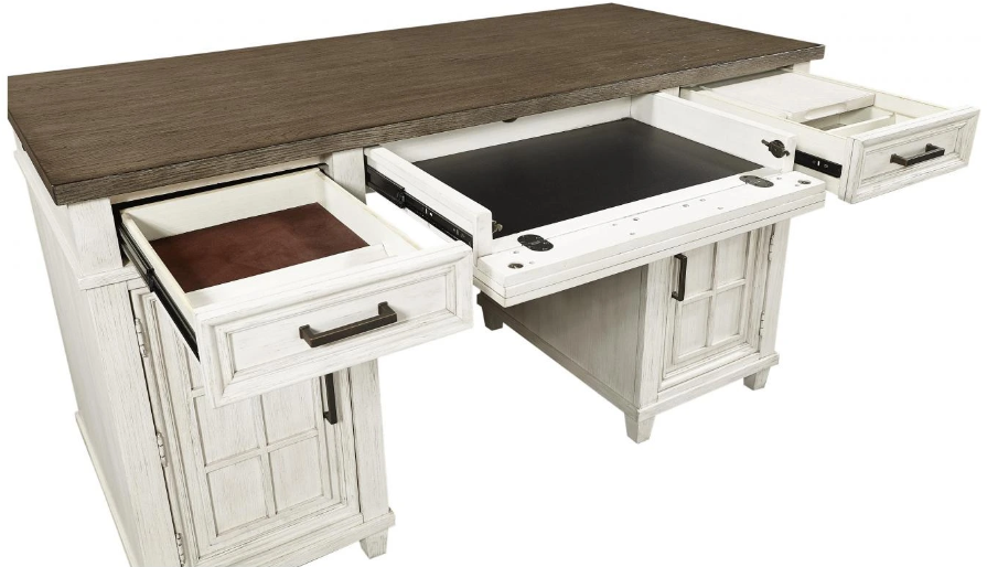 Aspenhome Caraway Executive Desk - Thumbnail 2