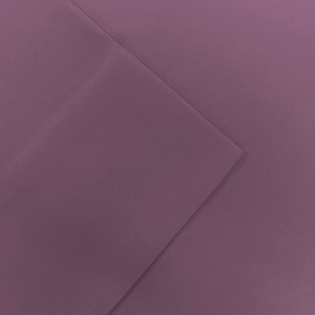 Olliix by Madison Park Essentials Purple Full Micro Splendor Ultra Soft Wrinkle Free Microfiber Sheet Set-0