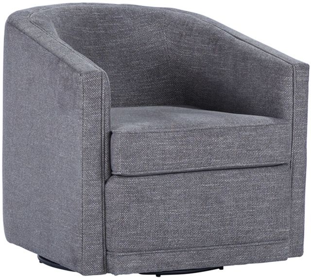 Hughes Furniture® 45 Rose Quartz Castle R Swivel Chair-0
