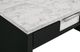 Crown Mark Rangley Black Writing Desk with White Surface-4