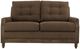 International Furniture Direct Xel-Ha II Dark Hay Brown/Brown Loveseat-1