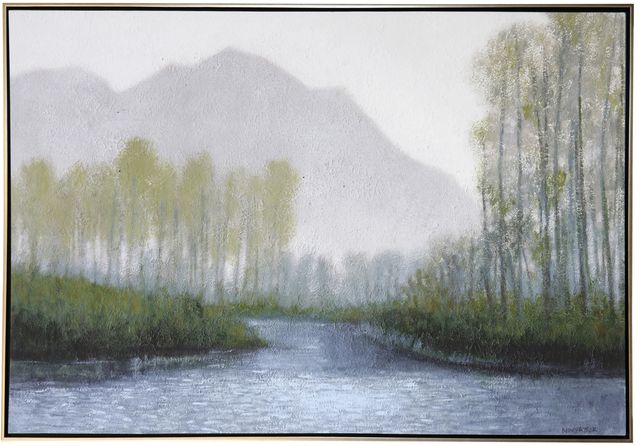 Stylecraft Norman Wyatt Misty Mountain Wall Art-0