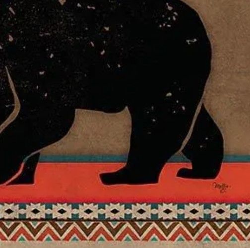 Classy Art Out West Bear by Mollie B. Wall Art-1