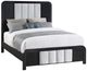 Global Furniture USA Beckett Black/White Queen Panel Bed-0