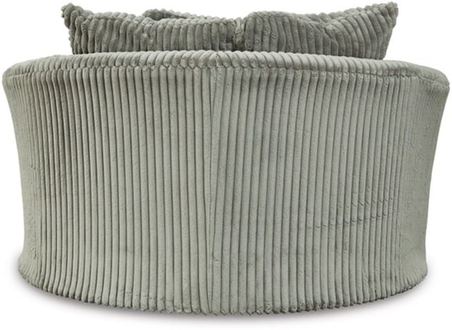 Signature Design by Ashley® Lindyn Fog Oversized Swivel Accent Chair-4