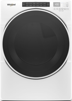 Whirlpool® 7.4 Cu. Ft. White Front Load Gas Dryer