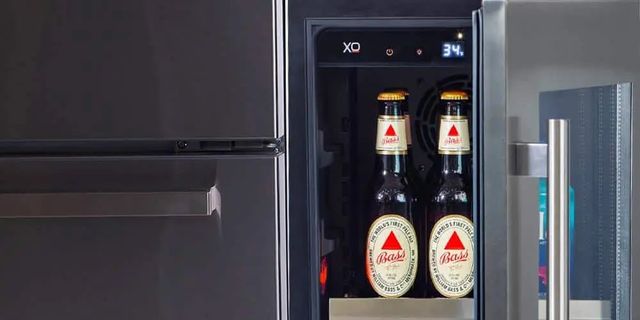XO 24" Black Stainless Steel Built In Beverage Center-2