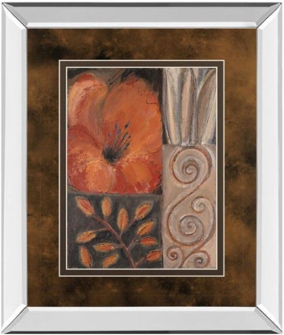 Classy Living Rosie Abraham Orange Burst I Wall Art-0