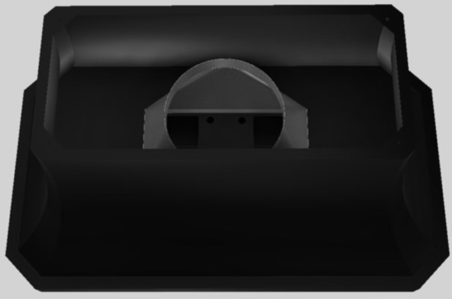 Vent-A-Hood® Designer Series 54" Black Island Range Hood-2