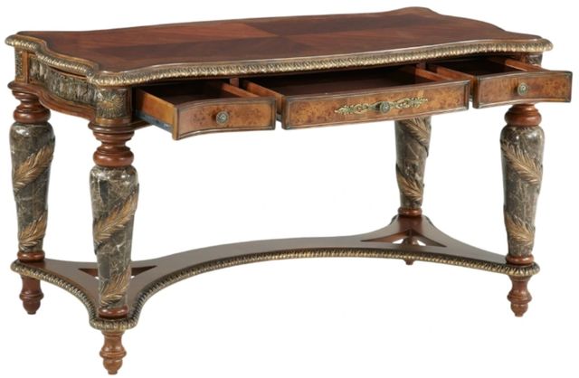Michael Amini® Villa Valencia Classic Chestnut Writing Desk-2