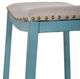 Liberty Furniture Vintage Blue Backless Upholstered Barstool-3