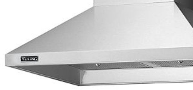 Viking® 3 Series 36" Frost White Chimney Wall Hood-1