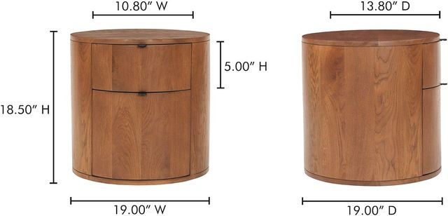 Moe's Home Collection Theo Brown Nightstand-3