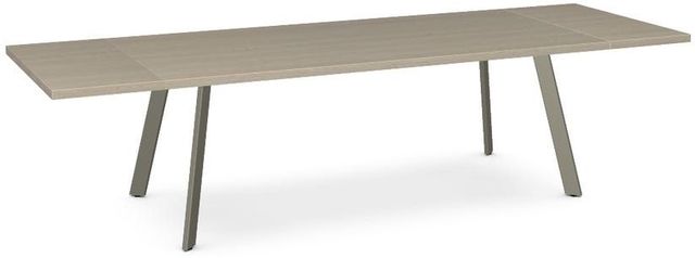 Amisco Customizable Lidya Rectangular Table with Two 18" Solid Ash Leaves-0