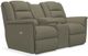 La-Z-Boy® Murray Smoke Power Reclining Loveseat with Console and Power Headrest-1