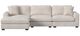 Elements International Arizona 3-Piece Steno Beige Modular Sectional and Left-Arm Facing Chaise-1