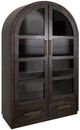 International Furniture Direct Balam Stained Dark Cabinet-0