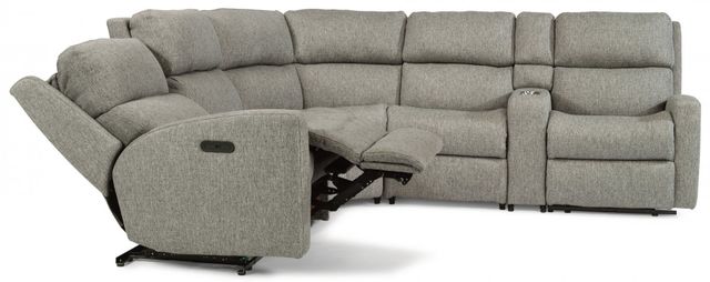 Flexsteel® Catalina Left-Arm-Facing Power Recliner with Power Headrest-4