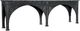 Hooker® Furniture Melange Thunber Dark Charcoal Sofa Console Table-0