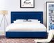 TOV Furniture Reed Navy Velvet Queen Bed-4