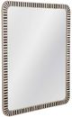 Basset Mirror Cyrus Black/Cream/Gray Wall Mirror-1
