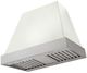 AGA Euclid 36" White Wall Mounted Range Hood  with Brushed Nickel Trim-0