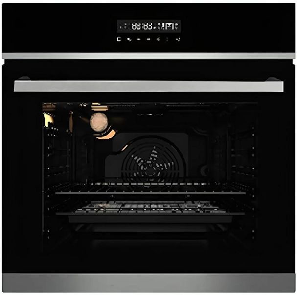 Moffat 24" Black and Stainless Steel Single Electric Wall Oven with No Preheat Air Fry-0