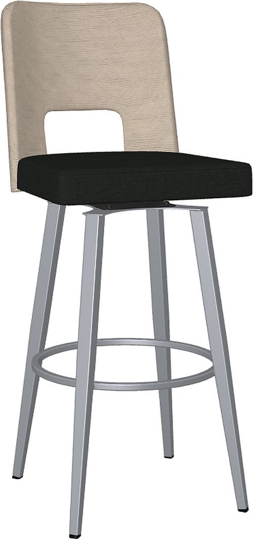 Amisco Customizable Chase Bar Swivel Stool-2