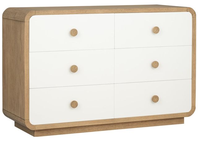 Legacy Kids Teen Margot Cloud White/Desert Oak Youth Dresser-0