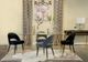 Coaster® Gilman Glass Top Dining Table with Polished Gold Tapered Legs-1