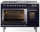 Ilve® Nostalgie II Series 48" Midnight Blue Pro Style Dual Fuel Range-2
