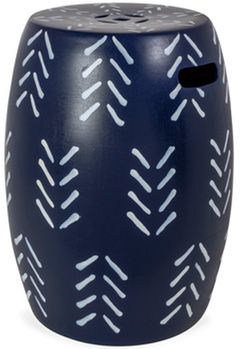 Signature Design by Ashley® Genemore Navy/White Stool