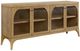 Bernards Tapestry Beige Glass Door Console-0