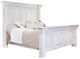 International Furniture Direct Terra White Eastern King Panel Bed-0