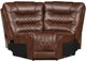 Homelegance® Putnam Brown Corner Seat-0
