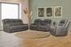 New Classic® Home Furnishings Enzo Gray Manual Glider Recliner-1