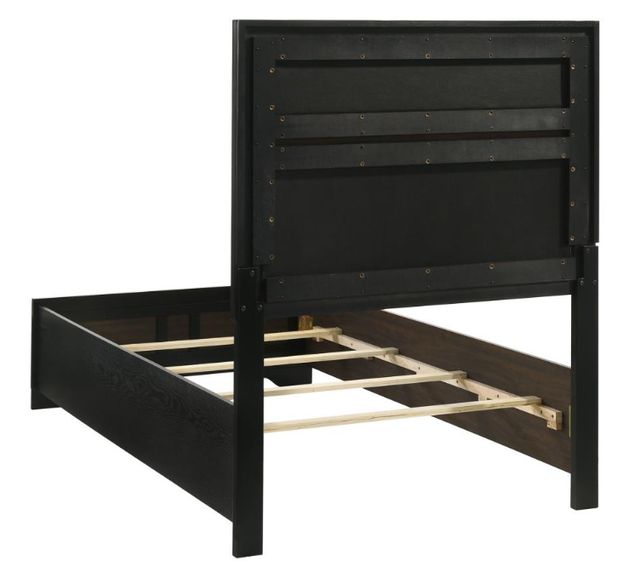 Coaster® Miranda 4-Piece Black Twin Storage Bedroom Set-2