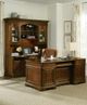 Hooker® Furniture Brookhaven Distressed Medium Clear Cherry Executive Desk-1