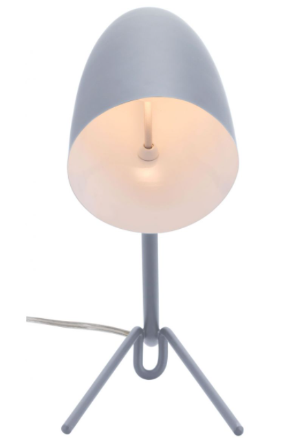 Zuo® Modern Jamison Matte Gray Table Lamp-1