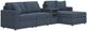 Signature Design by Ashley® Modmax 4-Piece Ink Right-Arm Facing Sectional with Chaise and Audio Console-0